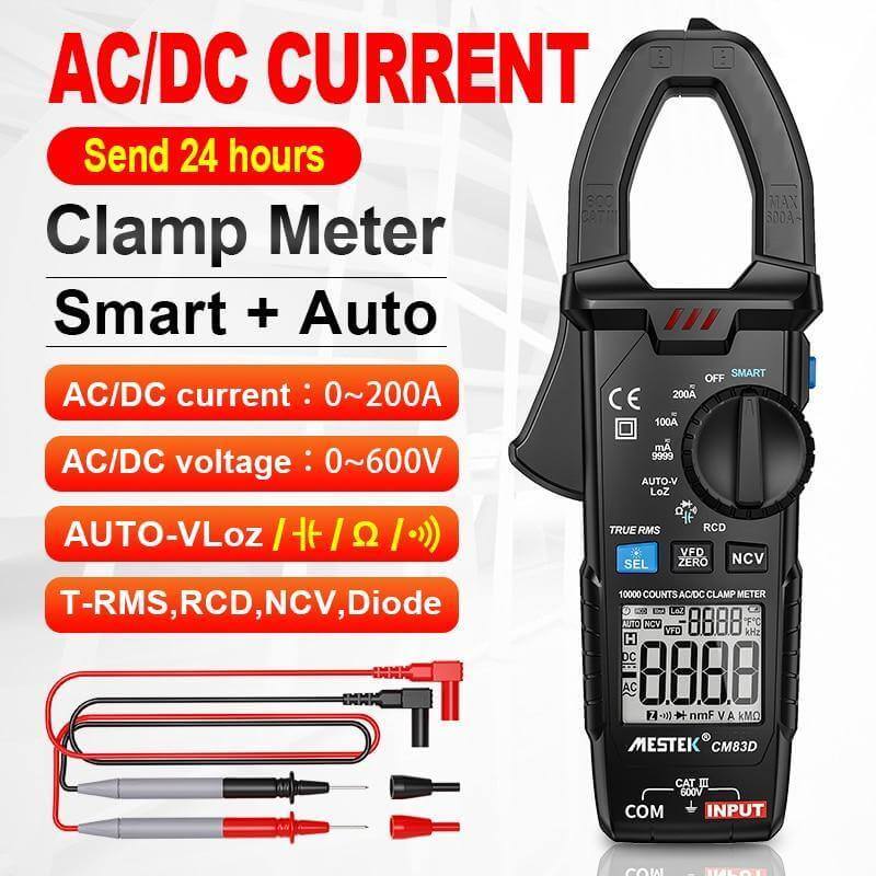MESTEK Clamp Meter CM83D Smart/Auto DC/AC كلامب ميتر مستك العراق - سوق عگد النصارى