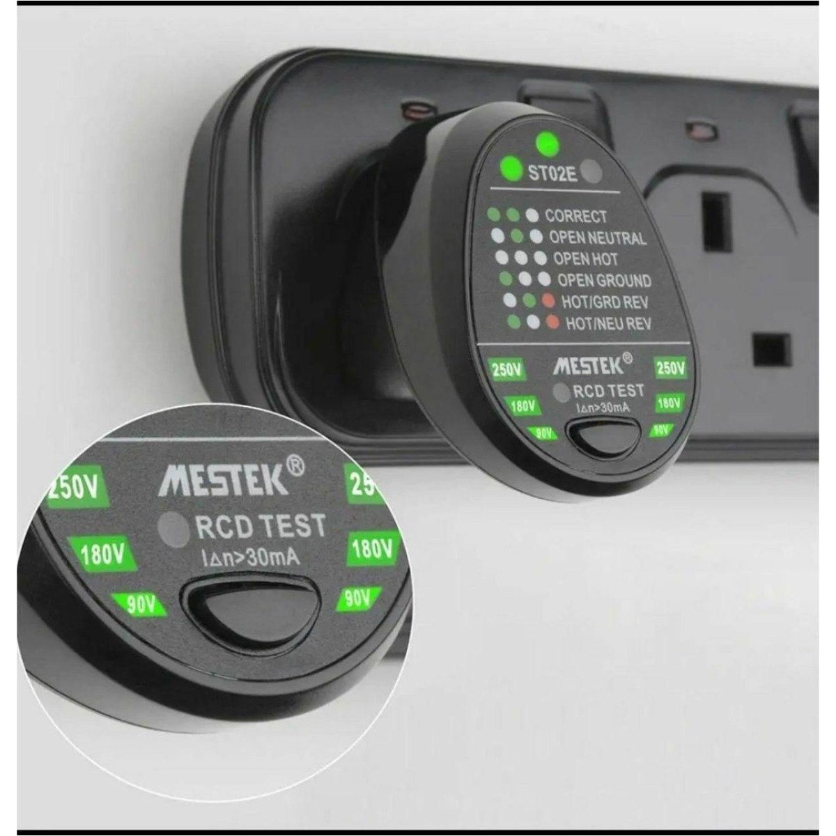 Socket Tester Outlet ST02E جهاز فحص السوكت - سوق عگد النصارى